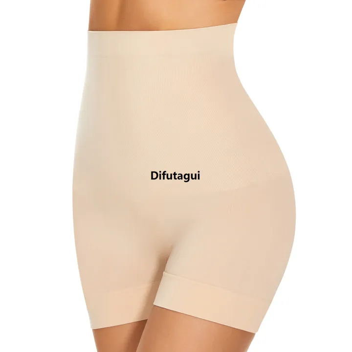 Difutagui%20High%20Waisted%20Slip%20Shorts%20Seamless%20Shaping%20Boyshorts%20Tummy%20Control%20Tights%20Belly%20Panties%20Shapewear%20Protective%20Pants%20Under%20Dress%20-%20Image%202