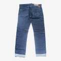 Dark Blue Necked Jeans Pant For Men. 