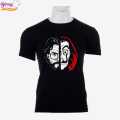 Binay Embroidery Black Casual Cotton Printed T-Shirt For Men - Fashion | T-Shirts For Men | Men's Upper Wear | T-Shirts |. 
