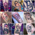 Dark Tattoo Stickers Waterproof Long-lasting Tattoo Stickers Body Hand-painted Art Paste Painting Tattoo Women Men. 