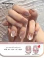 Wenefang Annies Milk Tea Spar Cat Eye Magnetic Gel Nail Polish Glue 10ml Silver Variety Glue Nail Art Shiny Nail Art Varnish. 