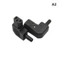 AC Power Socket 90 Degree Side Elbow 10A Pin Type Plug Socket Male Female Butt Joint Without Welding Three Hole Butt Joint. 