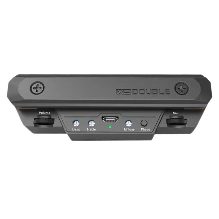 DOUBLE X0 Guitar Pickup Preamp Soundhole Pickup with Volume & Tone Control for Acoustic Guitar Musical Instrument, 5