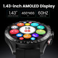 HAYLOU Solar Pro Smart Watch 1.43" AMOLED Display Bluetooth Phone Call Smartwatch IP68 Waterproof Smart Watch. 