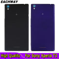NEW 【Innovative design】New For Sony Xperia T3 Battery Cover D5102 Rear Door Housing Back Case Replacement Parts 5.3| Phone For SONY T3 Battery Cover. 