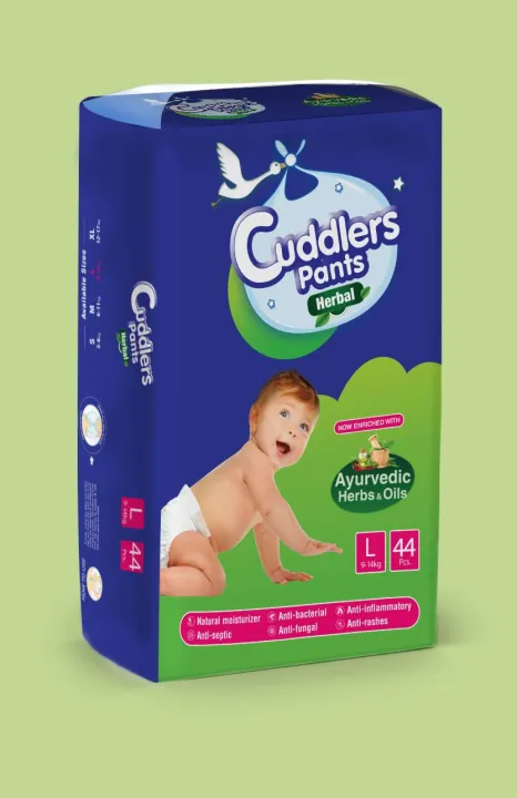 Cuddlers%20Herbal%20Diapers%20Large%2044%20(9-14%20kg)%20-%20Image%202
