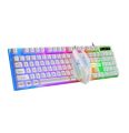 MILANG T6 Multimedia Key Support Rainbow Backlit Gaming Keyboard And Mouse. 