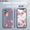 Jizetin for Realme 9 Pro / OnePlus Nord CE 2 Lite 5G Back Cover Color Butterfly Multicolor Square Soft Liquid Silicone Phone Case. 