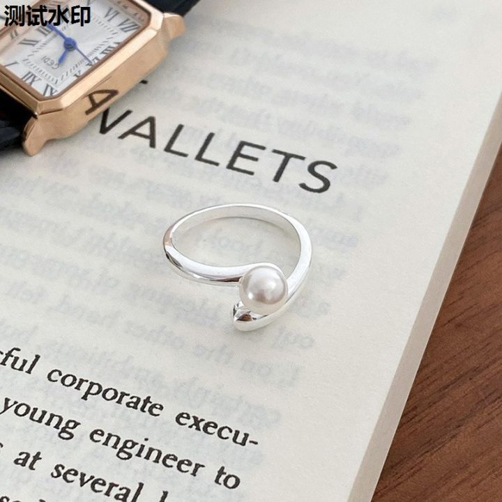 Bao%20Pearl%20Ancient%20Wedding%20Luxury%20Pearl%20Finger%20Ladies%20Wedding%202025%E6%96%B0%E5%93%81%EF%BC%8CJinnikaiji%20Complex%20925%20Sterling%20Silver%20Simple%20Overlap%20Pearl%20Ring%20Treasure%20-%20Image%205