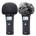 2Pcs Microphone Windscreen Windscreen Muff Wind Cover + Foam Microphone Windscreen Cover for Zoom H1 H1N Mic. 