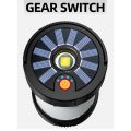 Camping Lantern Rechargeable Camping Lights,Solar Powered, Black. 