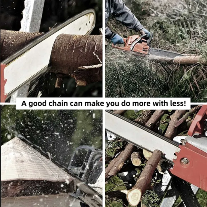 8Pcs%2018Inch%20Chainsaw%20Chain%2062%20Drive%20Links%200.05In%20Gauge,%203/8In%20Pitch,%2018In%20Replacement%20Chain%20Low-%20Chainsaw%20Chain%20-%20Image%202