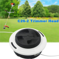 2X Grass Trimmer Head Replacement 2Line Cutting Wire Brush Cutter Spool Head for C26-2 Strimmer Lawn Mower. 