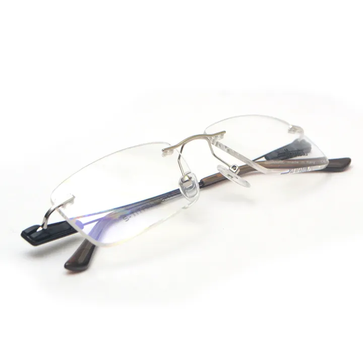 Rimless%20Three%20Piece%20Prescription%20Eyeglasses%20with%20free%20Standard%20Bluecut%20(Blue)%20Lenses%20(540-C2)%20-%20Image%204