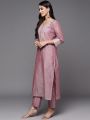 Women's Cotton Blend Kurta Set with Pant and Dupatta. 
