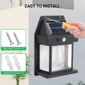 1PCS LED Solar Wall Lamp Outdoor Waterproof Up And Down Luminous Lighting Garden Decoration Solar Lights Stairs Fence Sunlight Lamp. 