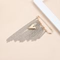 Fashion Geometric Tassel Chain Brooch Clothes Ornaments Irregular Love Pendant Pin Pants Clip Star Tassel Brooches Gifts. 