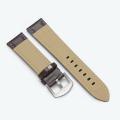 Male Epidermis Strap 20Mm 22Mm Strap Watch With Band Brown Black. 