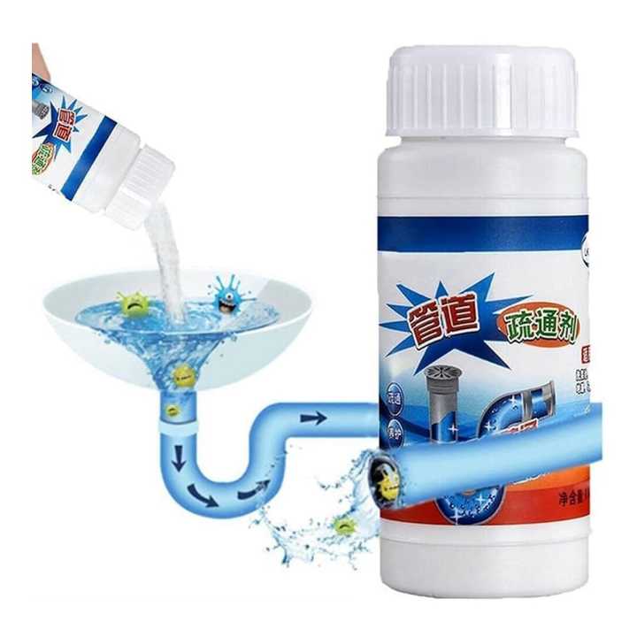 Drain Cleaner Instant Drainage Block Remover Sink Cleaner Powder Drain Cleaner Removes Clog Blockages In Pipes Sinks And Washbasin Daraz .np