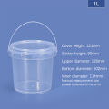 150ML-1500ML BPA-Free Empty Plastic Bucket with Lid Airtight PP Jars Clear Container for Bulk Food Storage MENGYU. 