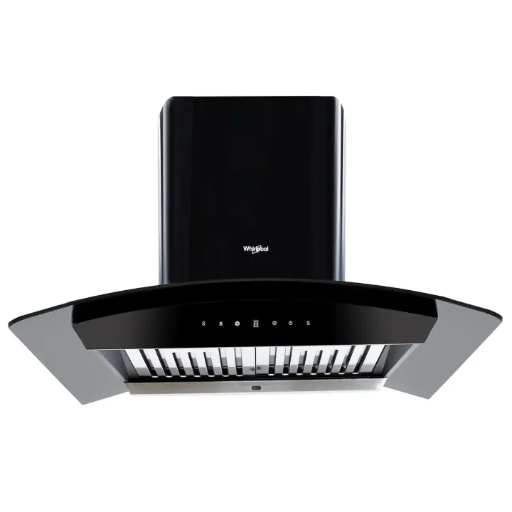 Whirlpool%2090%20cm%201100%20m%C2%B3/HR%20Auto-Clean%20Curved%20Glass%20Kitchen%20Chimney%20(901%20HAC%20HOOD,%20Baffle%20Filter,%20Touch%20Control,%20Black)%20-%20Image%202