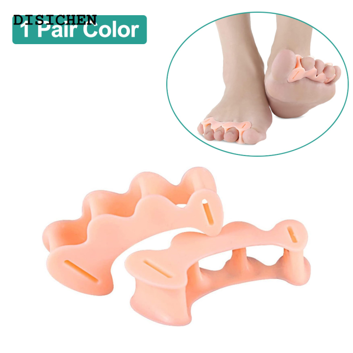 DISICHEN%20Affordable%201Pair%20Gel%20Hard%20Silicone%20Toe%20Finger%20Separator%203%20Hole%20Hallux%20Valgus%20Orthopedic%20Spacers%20Bunion%20Overlapping%20Hammer%20Foot%20Corrector%20-%20Image%207