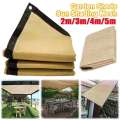 2M/3M/4M/5M Outdoor Garden Terrace Camping net UV Protection HDPE Sunscreen Fabric Sunshade. 