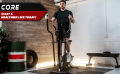 Gear Resistance Adjustment Standing Magnetic Elliptical Trainer Cross Trainer Machine. 