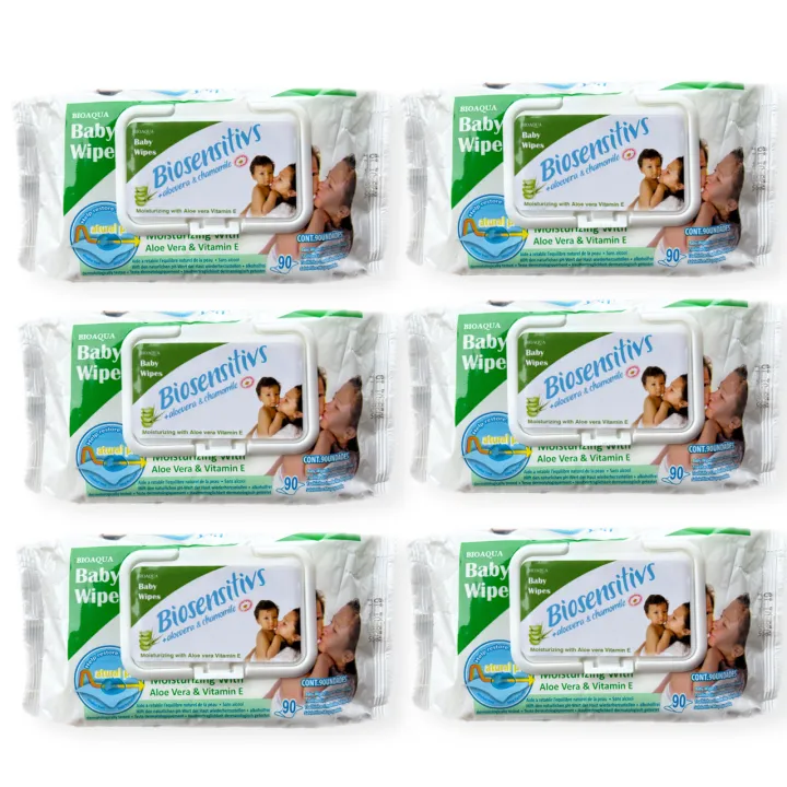 Bio-Sensitivs Baby Wipes Pack Of 6 | Daraz.com.np