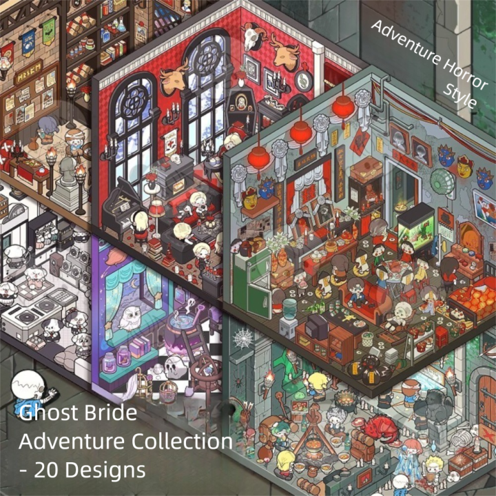 Kawaii%203D%20Pocket%20Cabin%20Scene%20Miniature%20Collection%20Stickers%204.0%20Version%20Visual%20Stacking%20DIY%20Handbook%20Stickers%20Children's%20Toys%20Girl%20Design%20Miniature%20Scene%20Collection%20Kids%20-%20Image%203