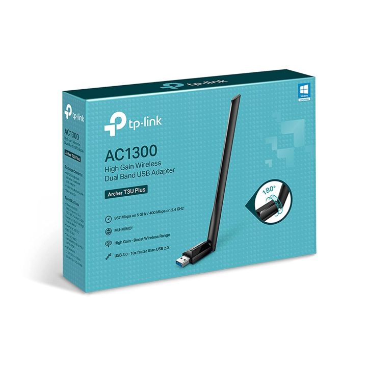 TP-Link%20Archer%20T3U%20Plus%20AC1300%20High%20Gain%20Wireless%20Dual%20Band%20USB%203.0%20Adapter%20Black%20-%20Image%208