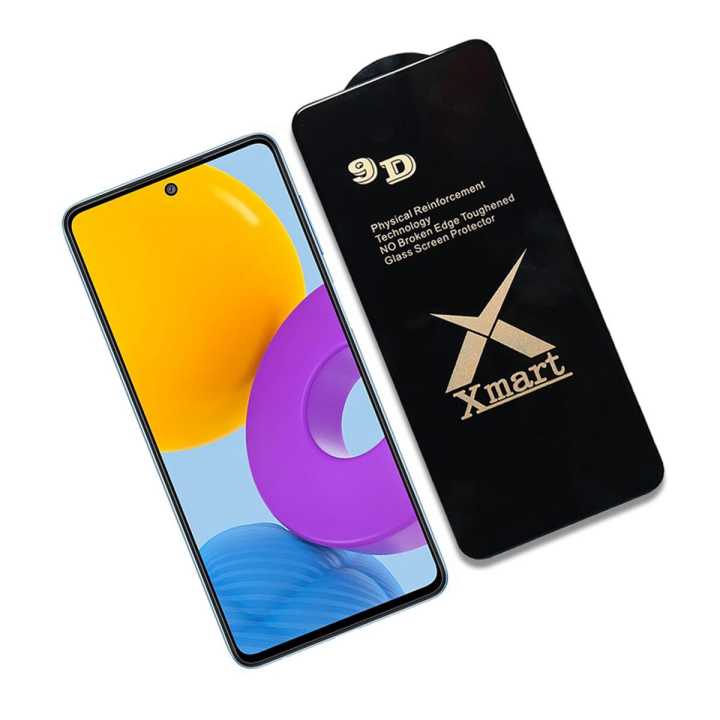 XMart Samsung Galaxy M52/Samsung A73 5G/Samsung F62/Samsung M62/Samsung M51/Samsung A71/Samsung Note 10/Redmi Note 12 Pro 5G/Note 12 Pro+/Poco F3 GT/Poco X5 Pro/Vivo V27eLite Original Tempered Glass