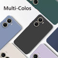 Lenuo For Huawei nova 10 SE Back Cover Phone Case Thin Soft Luxury Square Liquid Silicone. 