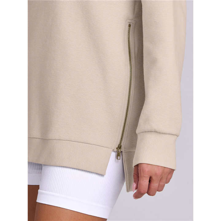 Women'S%20Oversized%20Sweatshirts%20Crewneck%20Long%20Sleeve%20Pullover%20Shirts%20Side%20Zipper%20Hoodies%202025%20Fall%20Clothes%20-%20Image%204