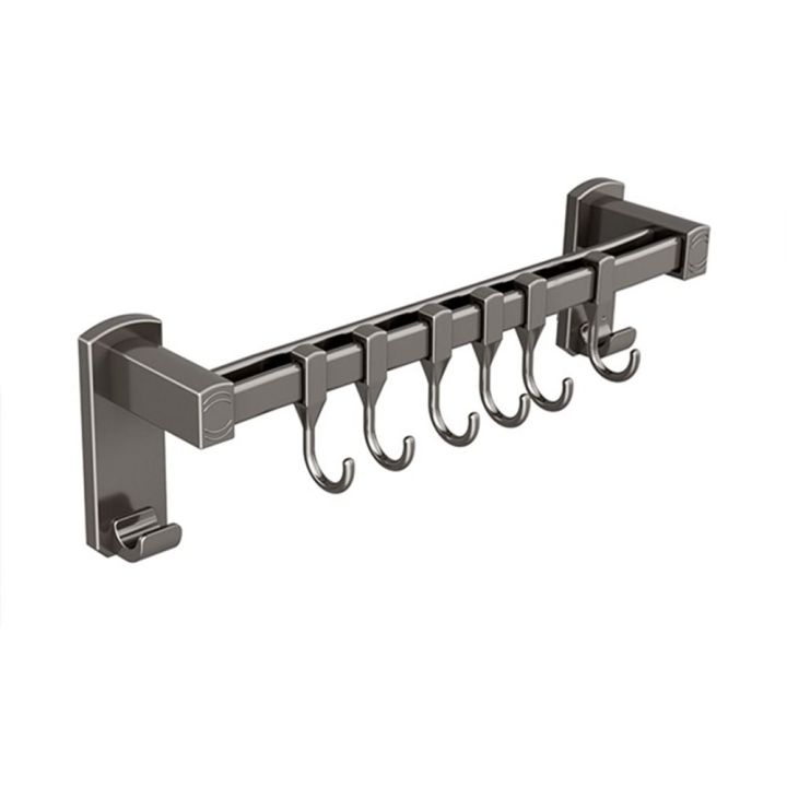 New Multifunctional Kitchen Utensil Rack Space Aluminum Hook Holder
