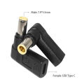 Laptop Power Adapter DC Plug USB-C  to Universal Plug Converter for  Lenovo Asus Podazz. 