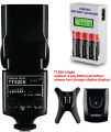 GODOX TT520 II With Charger & Battery for Canon Nikon Sony Pentax Olympus Fujifilm Panasonic DSLR Cameras with Hot Shoe. 
