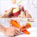 Multifunction Potato & Vegetable Peeler with Storage Box – Ergonomic Non-Slip Handle for Peeling Carrots, Fruits, & Vegetables – Kitchen Essential. 