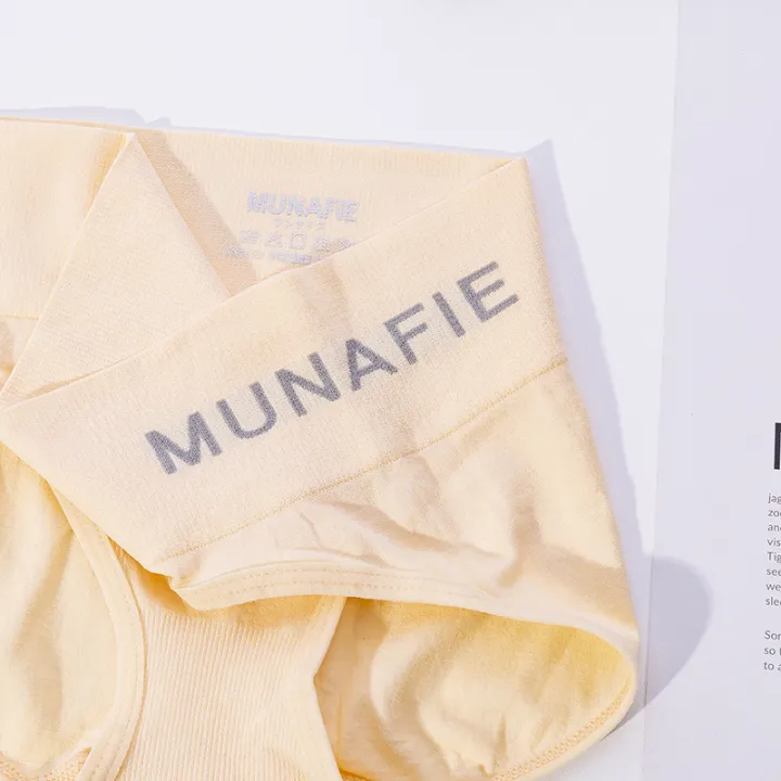 Japan%20MUNAFIE%20Women's%20Abdominal%20Pants%20Girls%20Mid-waist%20Seamless%20Cotton%20Inner%20Triangle%20Panties%20Butt-lifting%20Body-Shaping%20Panties%20-%20Image%204