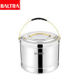 BALTRA Hotpot | Savory | 20 L | BSL 437 | High quality food grade stainless steel | Double wall puf insulation | Leak proof, rustproof, crack resistant, | Long lasting Hot pot can also used to set curd. 