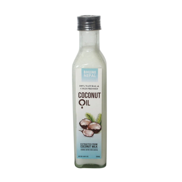 Bhumi%20Nepal%20Extra%20virgin%20cold%20pressed%20Coconut%20Oil-250%20ml%20-%20Image%202