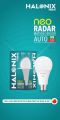 Halonix Prime 10W Neo Radar Motion Sensor B22 Led Light Bulb (Cool Day White) Pack of 1. 