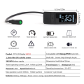 SW102 Mini LCD Display for BBS0102 M400 G330 G510 M620 5PIN Electric Bicycle Mid Motor 36V 48V 52V 750W Easy to Use. 