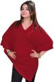 Free Size Plain Cashmere/pashmina Poncho from Made In Nepal. 