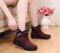 Women Winter Warm Snow Boots Fashionable Tassel Flat Platform Cotton Boots (Shoes-1). 