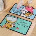 Cute Non-Slip Cartoon Printed Doormat (40*60cm) (Color May Vary). 