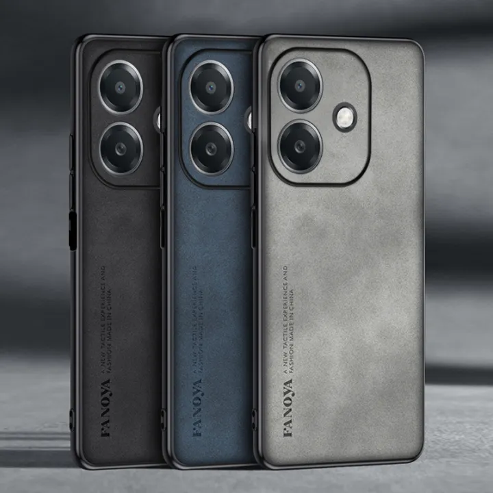 Vantime%20for%20OPPO%20A3%20A3x%204G%205G%20Case%20PU%20Slim%20Matte%20Hard%20Back%20Cover%20-%20Image%202