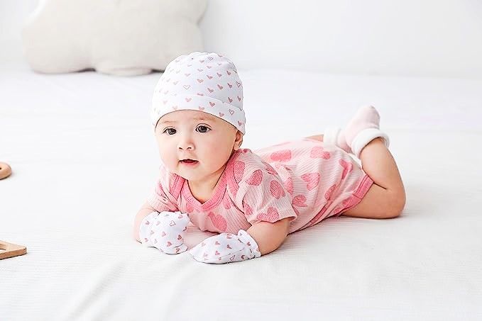 Baby%20Bodysuit%20Short%20Sleeve%20One-piece%20Suit%20Newborn%20Jumpsuit%20Infant%20Vest%20for%20Baby%20Boys%20and%20Girls%200-%202%20Year,%20Pack%20of%203%20-%20Image%202