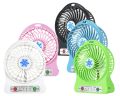 Mini Portable Fan Rechargeable Air Cooler 3 Modes Speed LED Lighting Function Desktop Fan. 