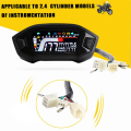 Motorcycle LCD Digital Odometer LED Speedometer Universal for 2, 4 Cylinder Model Motorcycle Parts Accessories. 